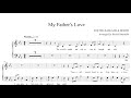 MY FATHER'S LOVE - Minus One ||| Lyric Video ||| Improved Audio