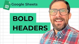 Bold Header on All Sheet Tabs