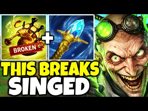 IF RIOT DOESN'T NERF THIS ITEM COMBO, SINGED WILL LITERALLY BE PICK OR BAN!