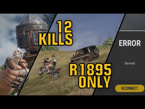 Just an R1895? (I Got Banned?) -  PUBG Solo Challenge Game