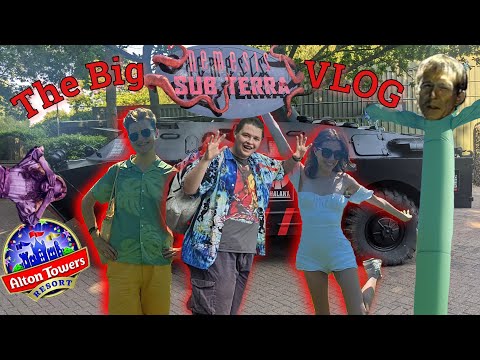 First time on Nemesis Sub Terra & friends first time at towers! Alton Towers Vlog June 2023