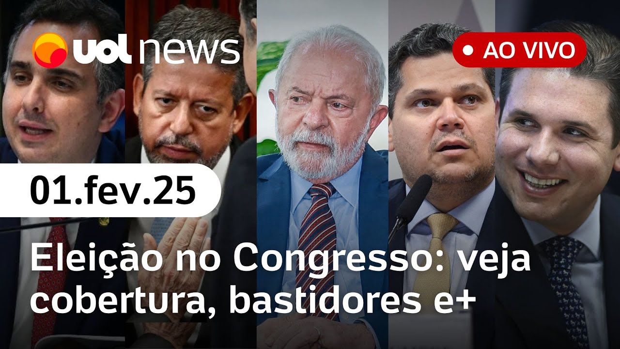Senado e Câmara fazem eleição para escolher novos presidentes: veja cobertura e+ | UOL News ao vivo