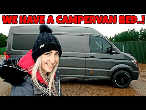 WE REVEAL OUR Volkswagen Crafter Campervan BUILD LAYOUT..!