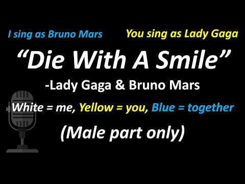 Lady Gaga, Bruno Mars - Die With A Smile (Male Part Only) | Cover