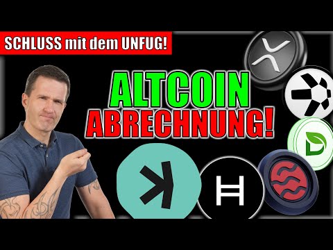 Krypto: Altcoins... alles Müll, unnütz, nur MINUS-Geschäft❗️KLARTEXT & ABRECHNUNG❗️+ BTC-Warnung