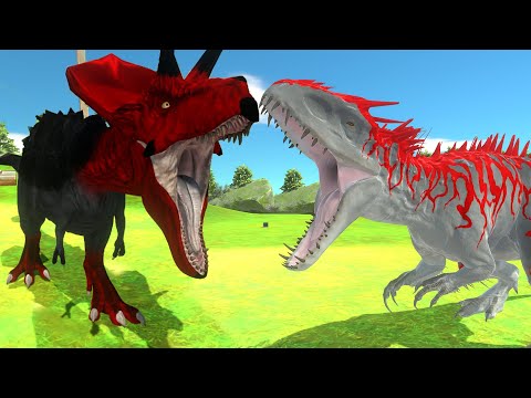 The journey of The Indominus Rex & Ultimasaurus! - Animal Revolt Battle Simulator
