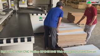 MÁY KHOAN CNC 6 Mặt Holztek bàn giao tại Cty HS Bình Dương
