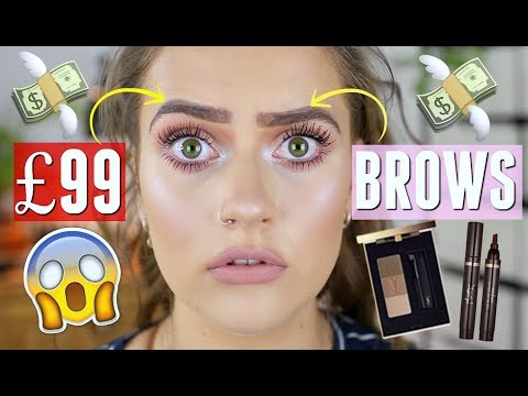 Testing £99 worth of brow product | YSL 'Brow wardrobe' | EmmasRectangle