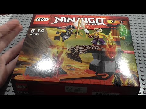 Lego Ninjago 2015 Lava Falls Review! 70753!