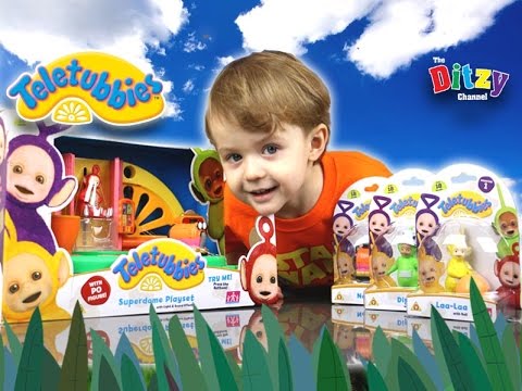 EXCLUSIVE Brand New Teletubbies Toys 2016 out today!! Superdome Playset & Figure review