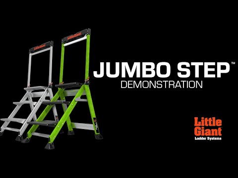 Jumbo Step Demo | IAA 375 lbs Rated | Little Giant Ladder Systems