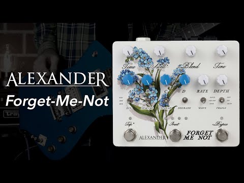 Alexander Pedals: Forget Me Not // Stereo Multi-Tap Delay/Reverb