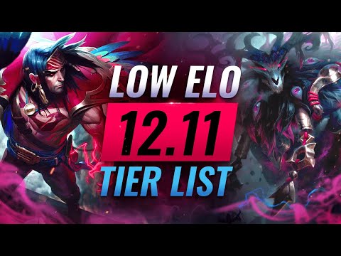 LOW ELO Patch 12.11 Tier List - League of Legends Season 12