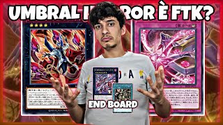 UMBRAL HORROR È ONE CARD FTK? ANALISI SUPPORTI NUOVI E BOARD FTK!! [Yu-Gi-Oh! ITA]