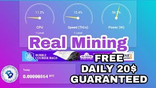 New Real Mining Website || BTC cloud mining || Free Cryptos