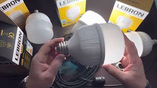 Светодиодная лампа высокомощная 40W E27-E40 6500K Lebron L-A118