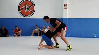 Sprawl and counter attack in freestyle wrestling by Salvatore Rinella