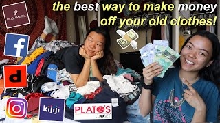 how to make money off your old clothes! (poshmark, facebook, plato