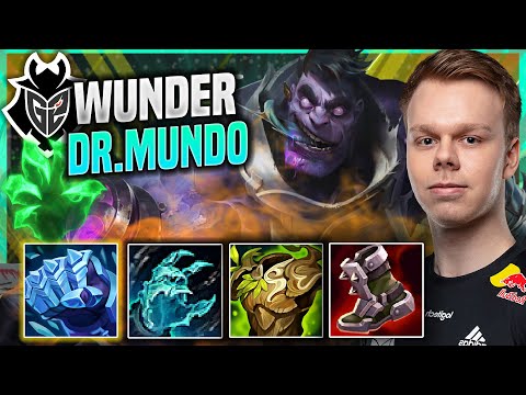 WUNDER CHILLING WITH DR MUNDO! - G2 Wunder Plays Dr Mundo TOP vs Sett! | Season 11