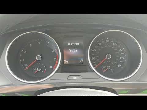 How to reset the oil change indicator on a 2018 Volkswagen Tiguan