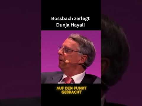 Bossbach zerlegt Dunja Hayali