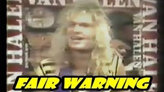 FAIR WARNING - David Lee Roth 1981 interview