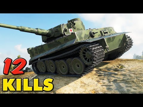 Heavy Tank No. VI - 12 Kills - 1 VS 6 - World of Tanks Gameplay