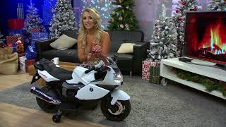 Playtastic Original BMW-lizenziertes elektrisches Kindermotorrad BMW K1300 S @PEARL-TV