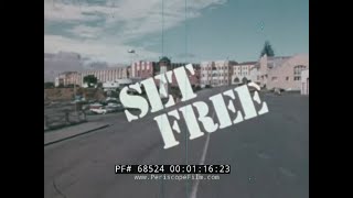 " SET FREE "  1970s CHRISTIAN DOCUMENTARY   SAN QUENTIN PRISON  REHABILITATION OF PRISONERS 68524