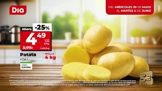 Dia Oferta Patata - malla 4 kg anuncio