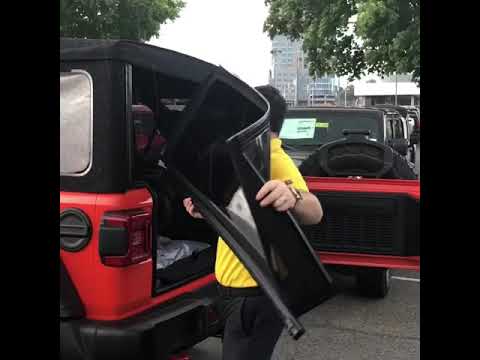 2018 Wrangler Soft Top Removal in 43 seconds