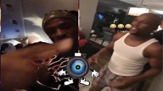 Floyd Mayweather Tries To Hustle Young Trez Out Of Money + Young Thug & Young Trez  In Studio