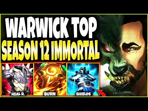 New OP Season 12 Warwick Top Lane IMMORTAL BUILD 🔥 LoL Top Warwick Preseason 2022 Gameplay