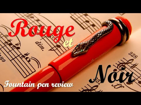 A caneta perfeita para o amante de cobras: Revisão da caneta-tinteiro Montblanc Rouge et Noir