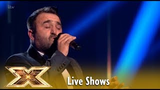 Danny Tetley Sings Mariah Carey's Hero And Judges SHOOK! Live Shows Week 1 | The X Factor UK 2018