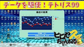 データテトリスで上位を目指して連戦【テトリス99】（時間指定／スナイプ歓迎）