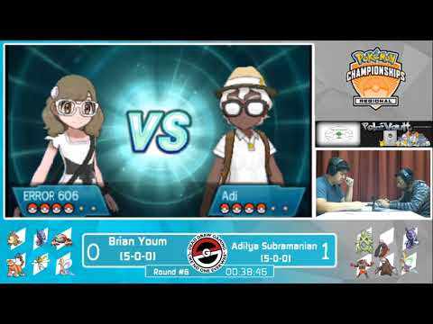 2018 Madison Pokemon VGC Regionals - Round 6 - Brian Youm vs Aditya Subramanian