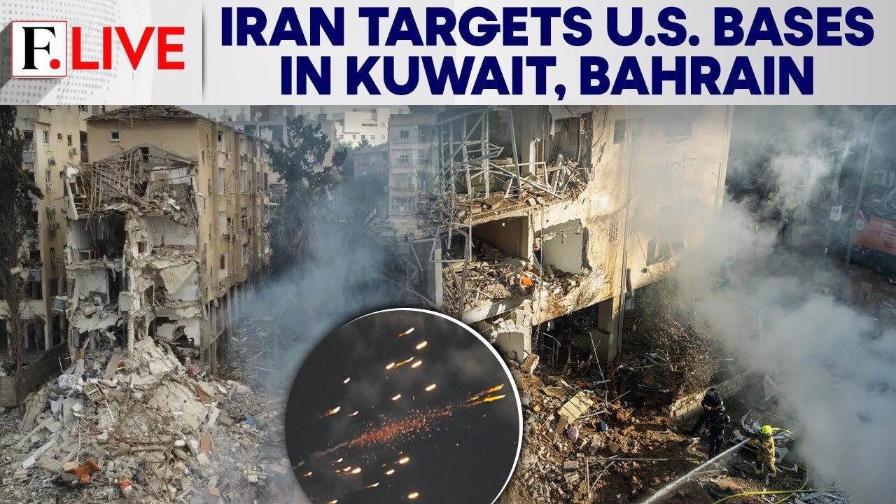 Iran Strikes Israel, Kuwait, Jordan & Bahrain As West Asia War Escalates | Firstpost Live