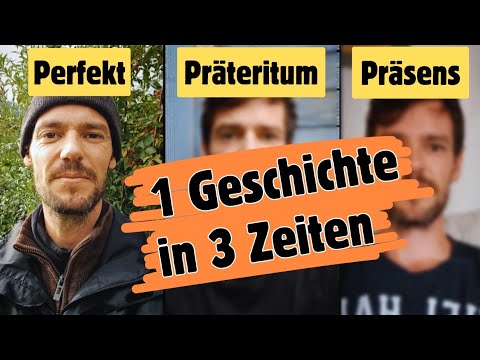 Präsens, Präteritum, Perfekt | Grammatik Gespräch A2/B1 | Learn German