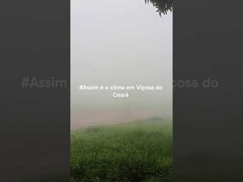 #Assim é o clima em Viçosa do Ceará 