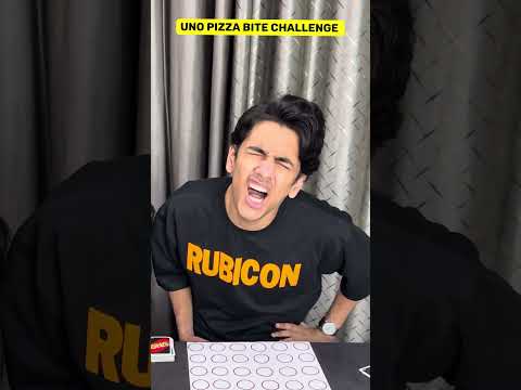 UNO Pizza Bite Challenge #shorts