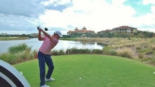 GOLF SWING 2012 - CHARLES HOWELL DRIVER - DTL & SLOW MOTION (UP CLOSE!) - HQ 1080p HD