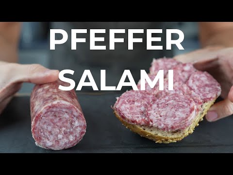 Pfeffersalami selber machen - Leckere Rohwurst mit Twist