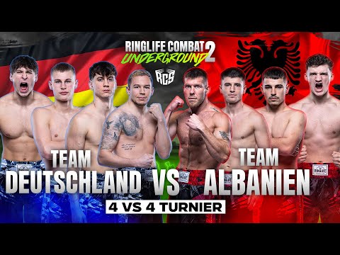 4vs4 Team Fight FINAL! Albania vs. Germany! Ringlife Combat Underground 2