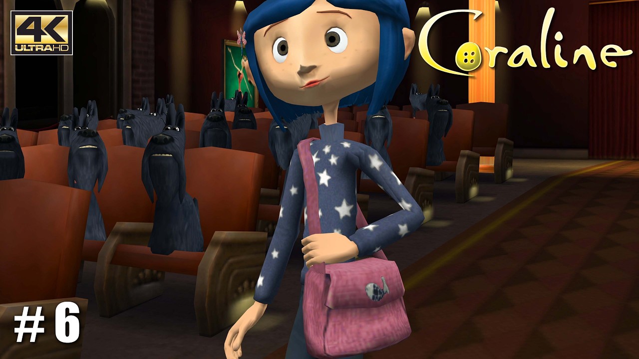 Coraline - PS2 Gameplay (Wii) / Full Movie Playthrough / Coraline Jones / 4K 60FPS / PART 6 (PCSX2)
