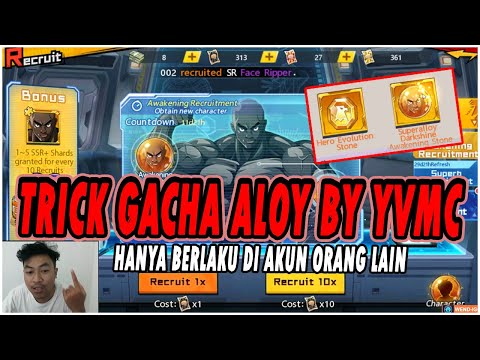 🔥🔥TRICK GACHA SSR+ ALOY DARKSHINE PASTI AWAKENING STONE [GARAM PAGI] - ONE PUNCH MAN The Strongest