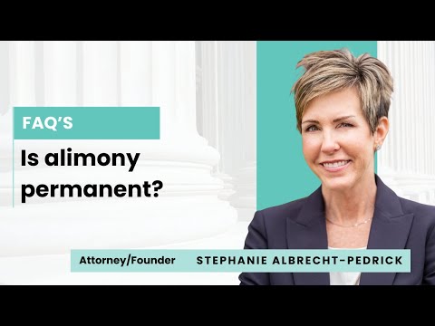 Is alimony permanent?