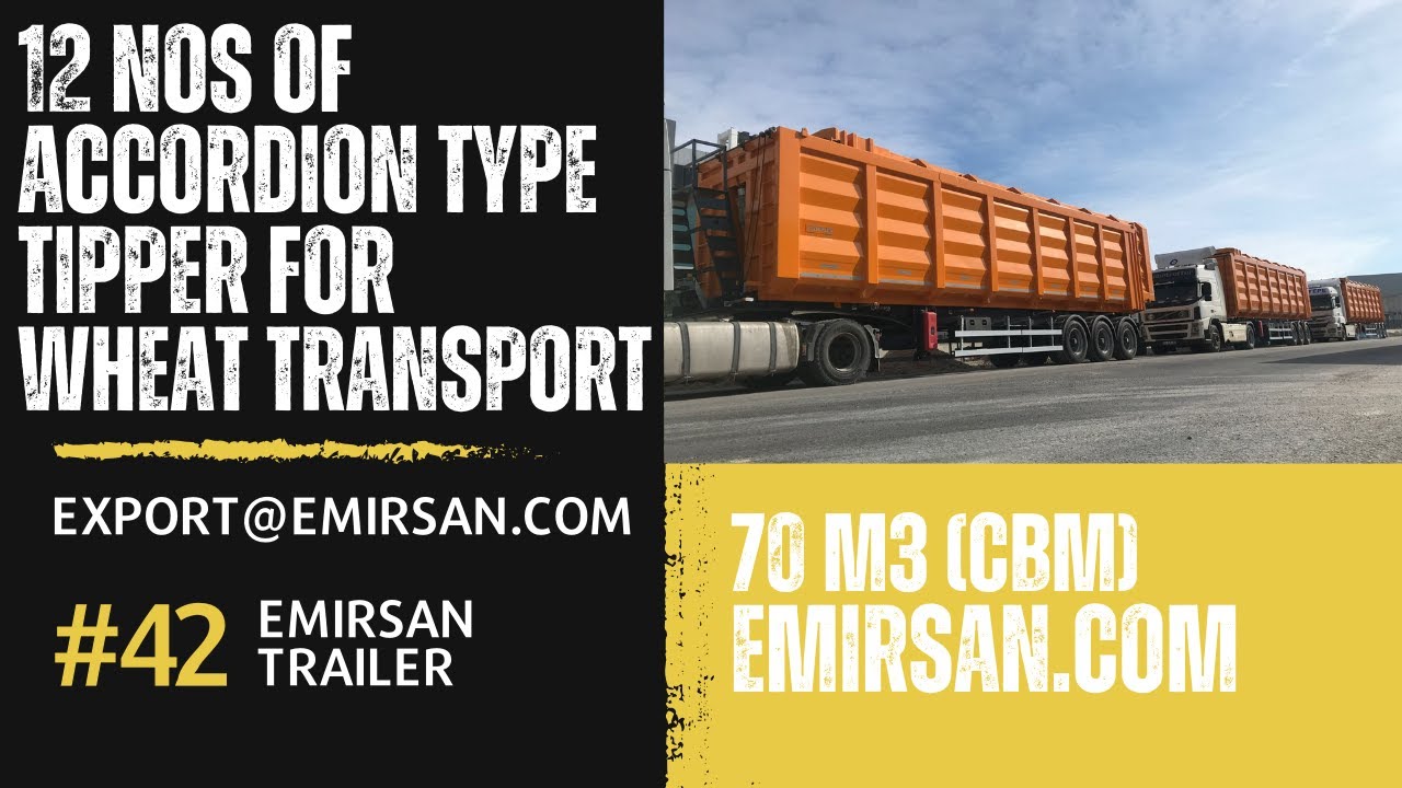Emirsan 2023 — Wheat Transporter Tipper
