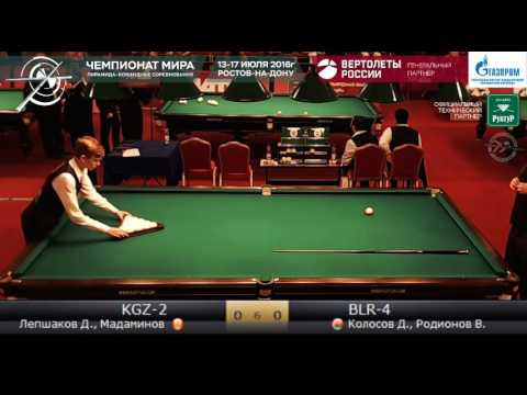 2 KGZ-2 (Лепшаков Д., Мадаминов А.) - BLR-4 (Колосов Д., Родионов В.) КЧМ 2016