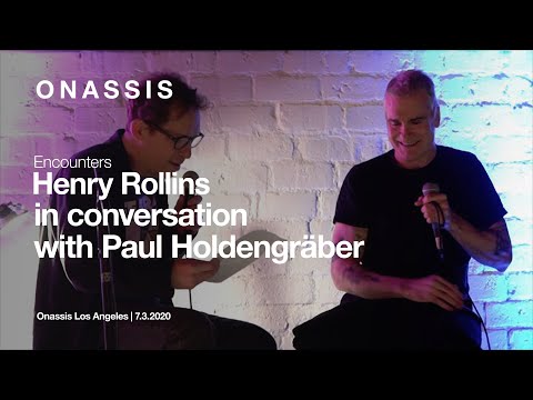 , title : 'Henry Rollins in Conversation with Paul Holdengraber'